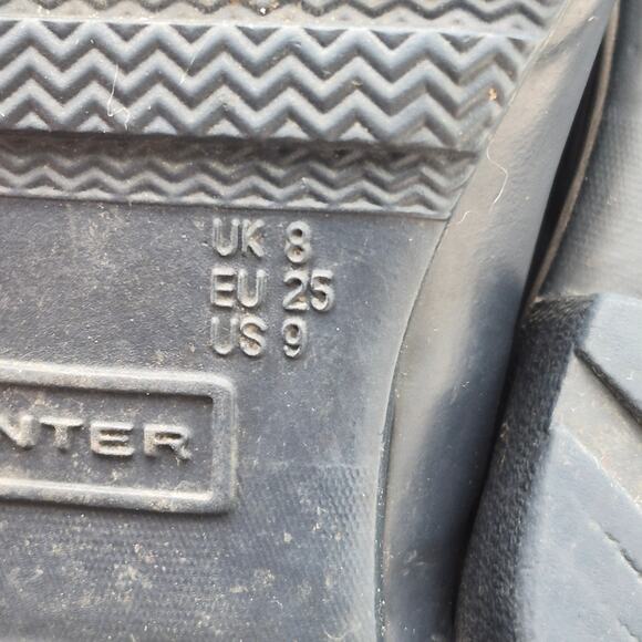 Hunter Waterproof Rain Boot Blue KIDS size 9 - Picture 7 of 7